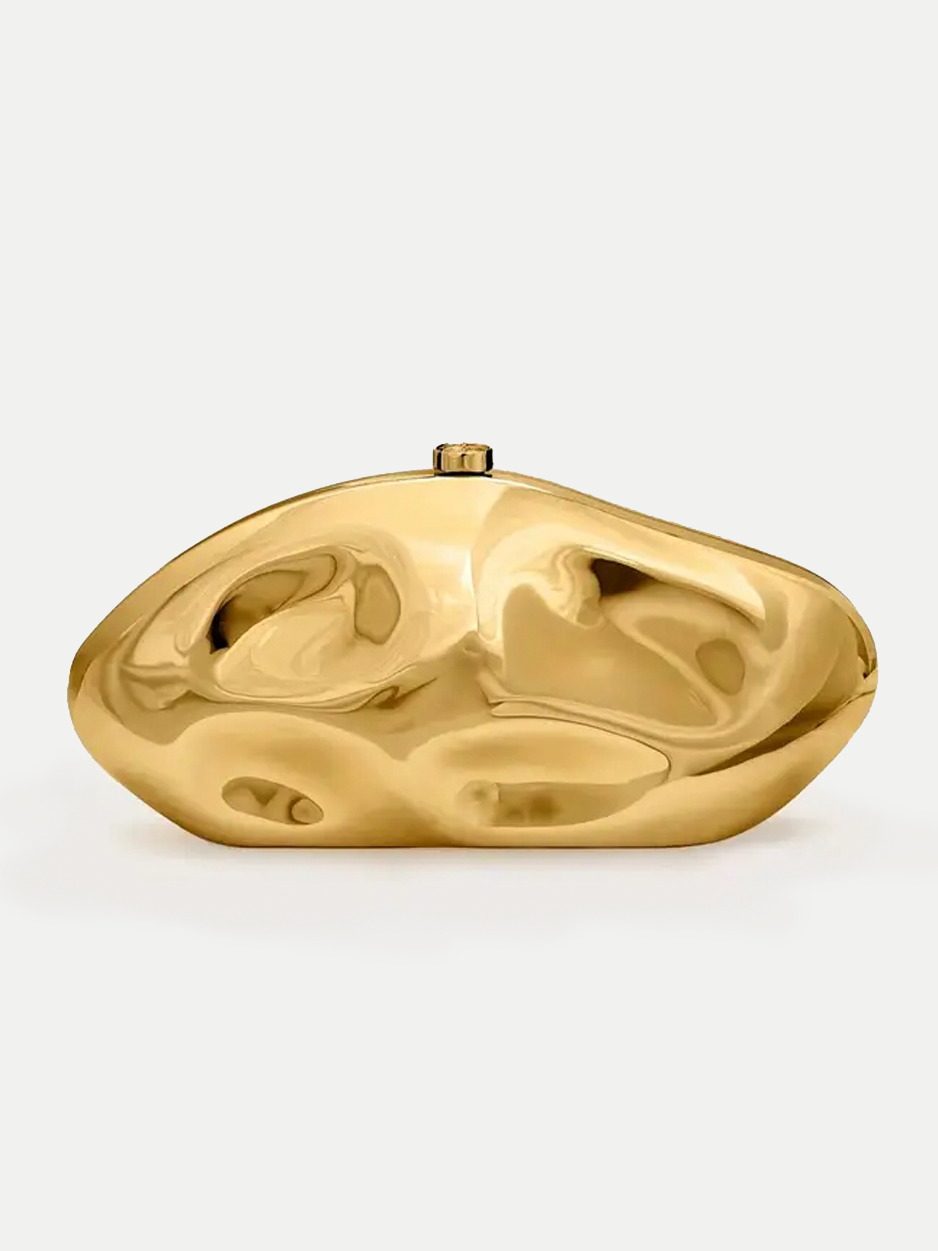 Goddess Gold Sculpted Clutch