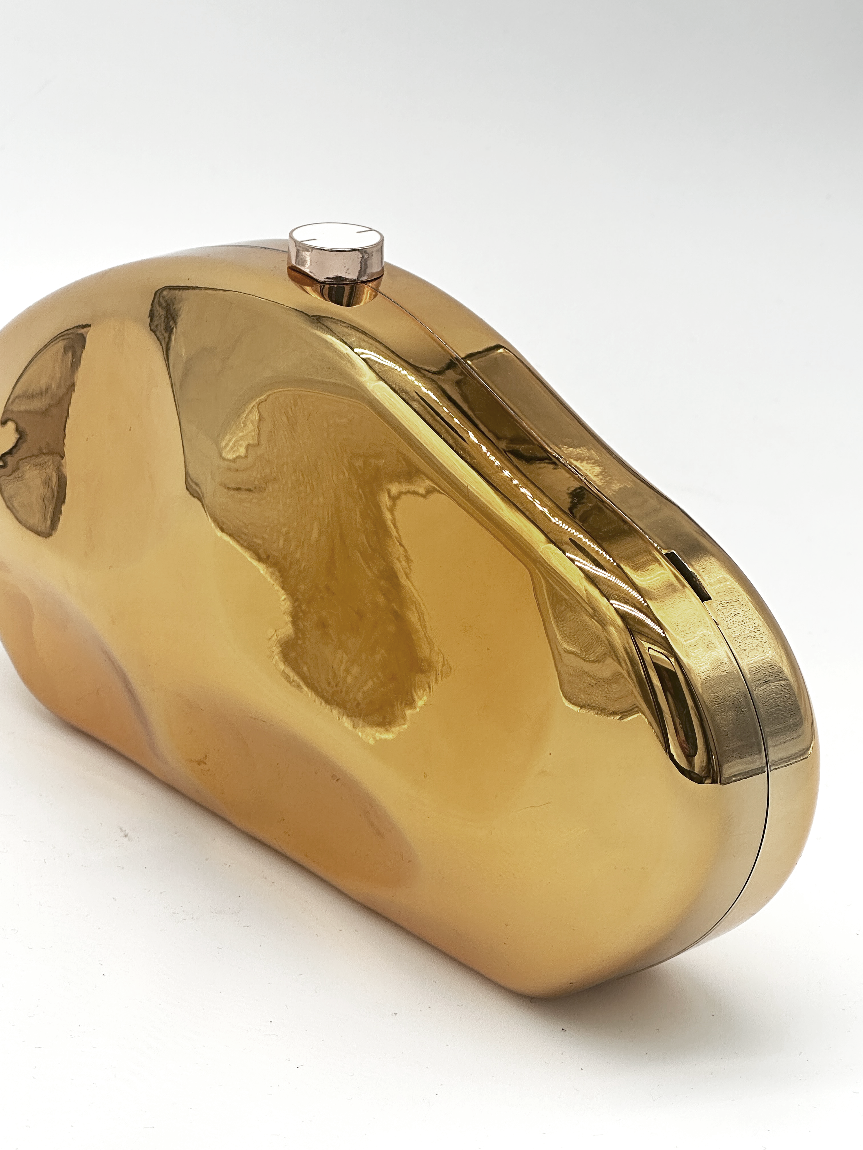 Goddess Gold Sculpted Clutch