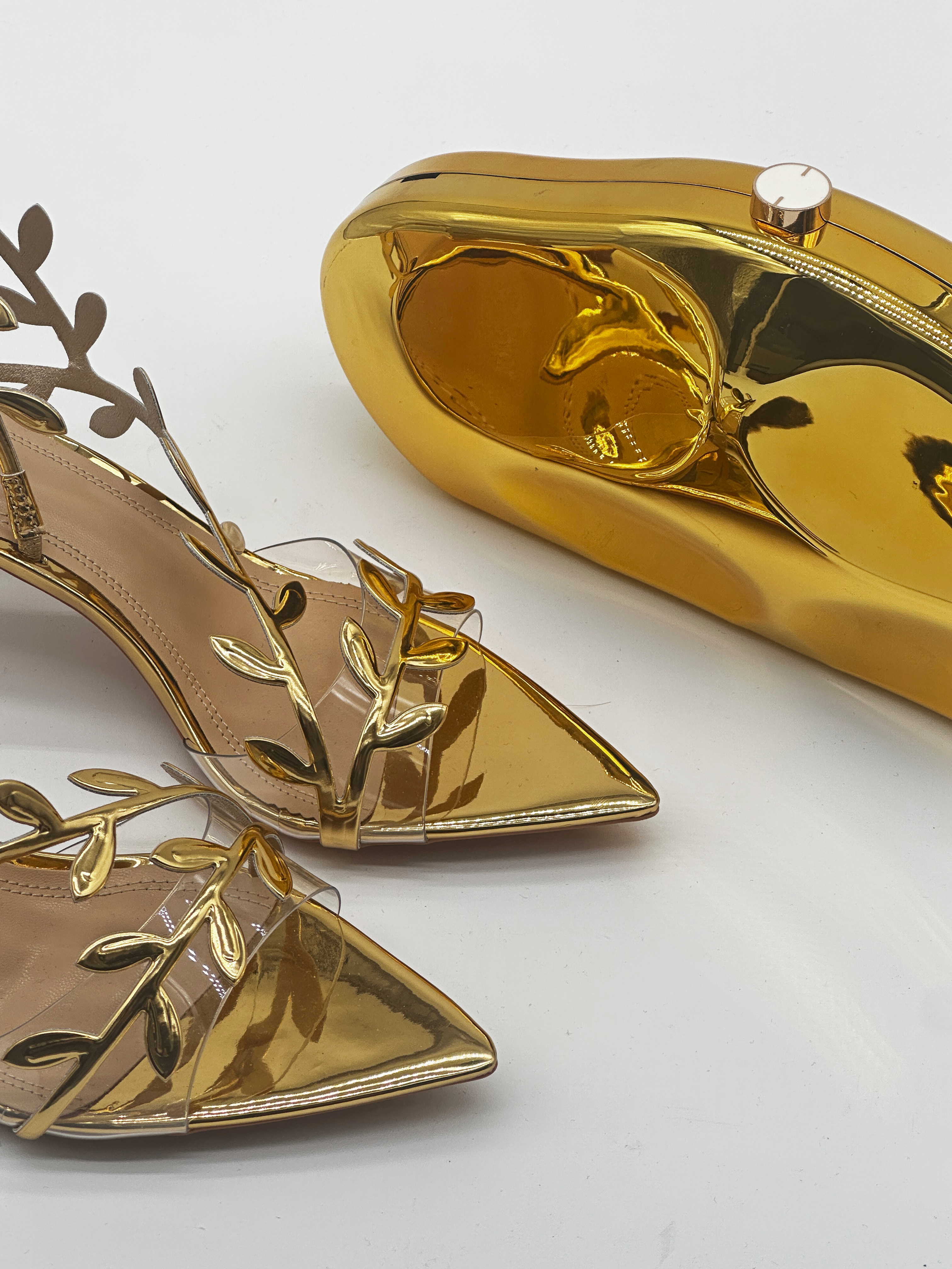 Goddess Gold Leaf Heels