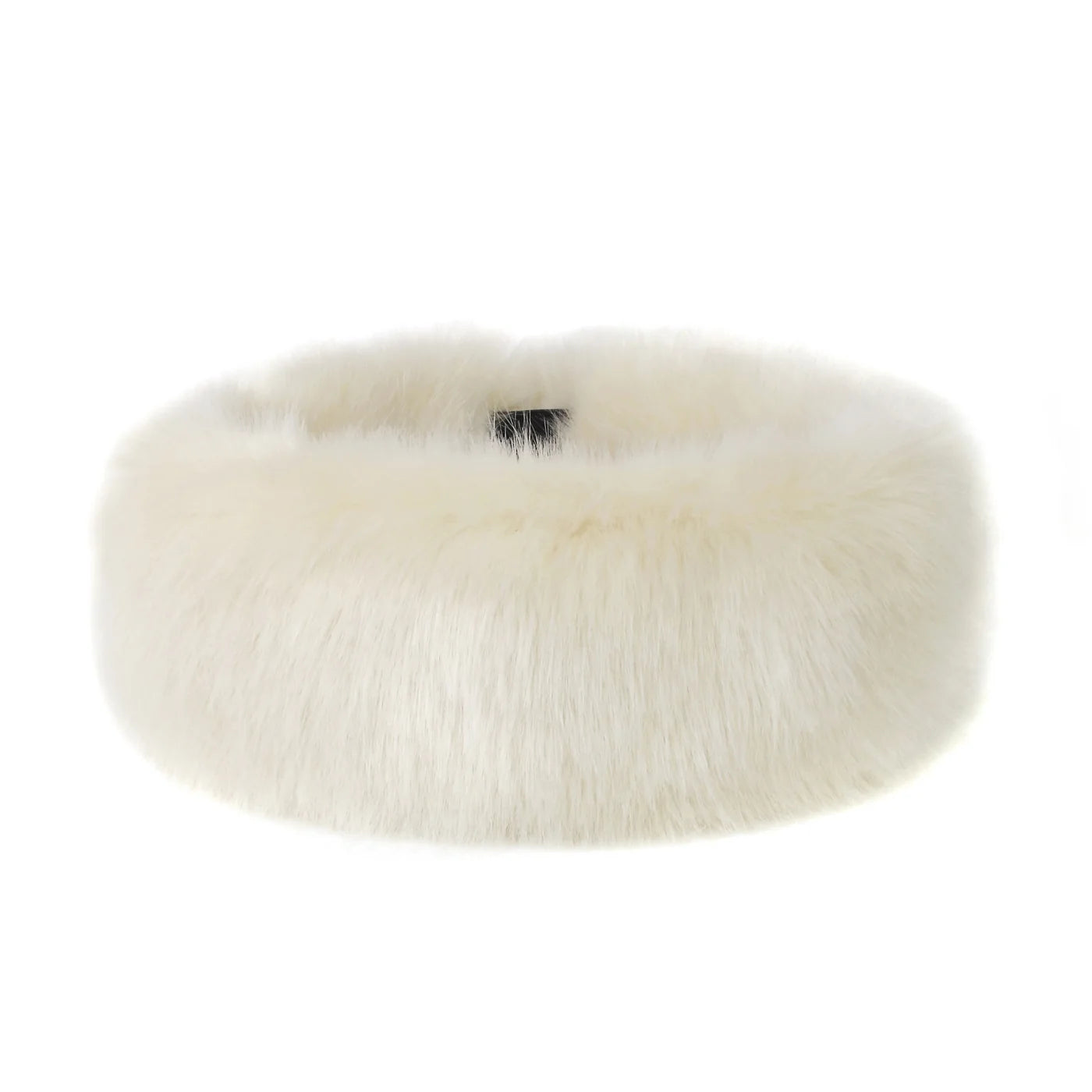 Luxe White Fur Headband