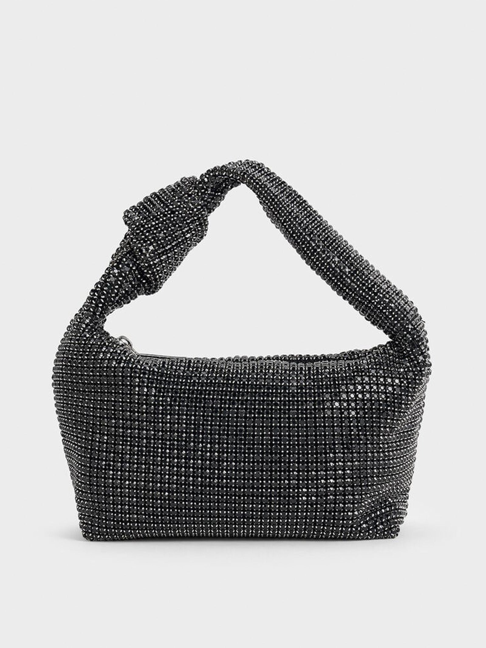 Noir Crystal Rhinestone Bag